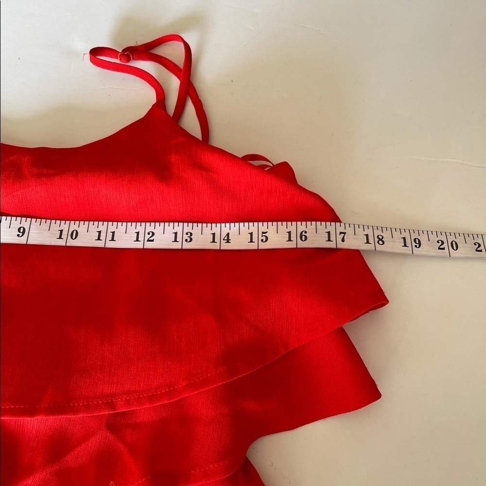 Women's Cute Jumpsuit Romper Orange Boho Trendy Casual Summer Dress, Sz S - Picture 11 of 16